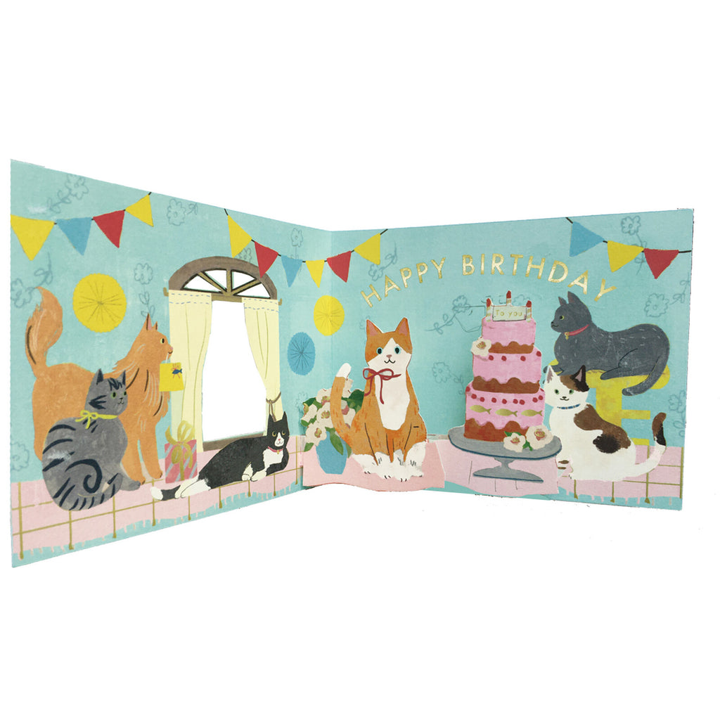 Birthday card - Cat