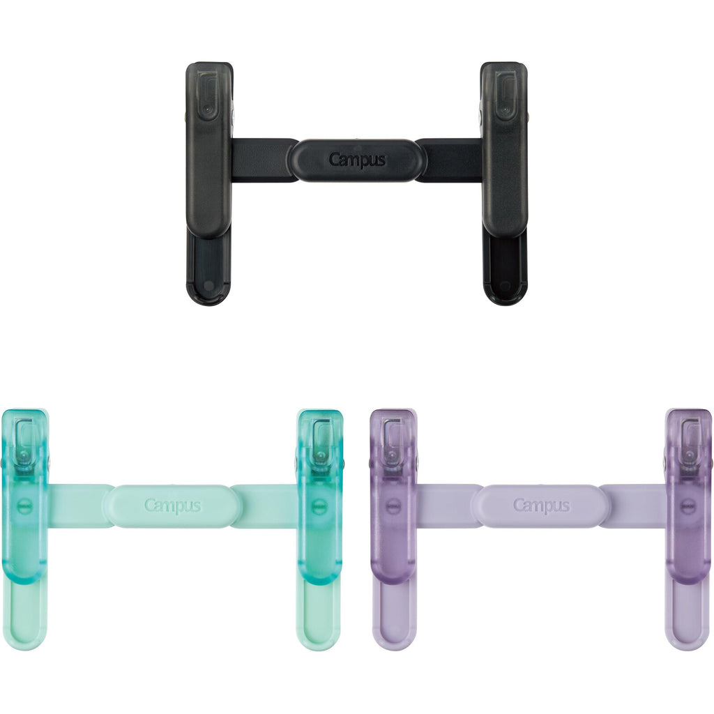 KOKUYO Campus Portable Bookclip - Green / Purple