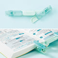 KOKUYO Campus Portable Bookclip - Green / Purple