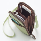 LIHIT LAB Cat Scene Crossbody Bag - Beige & Grey