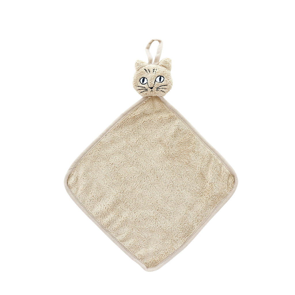 Matsuo Miyuki 貓貓公仔毛巾 - Beige / Grey / White