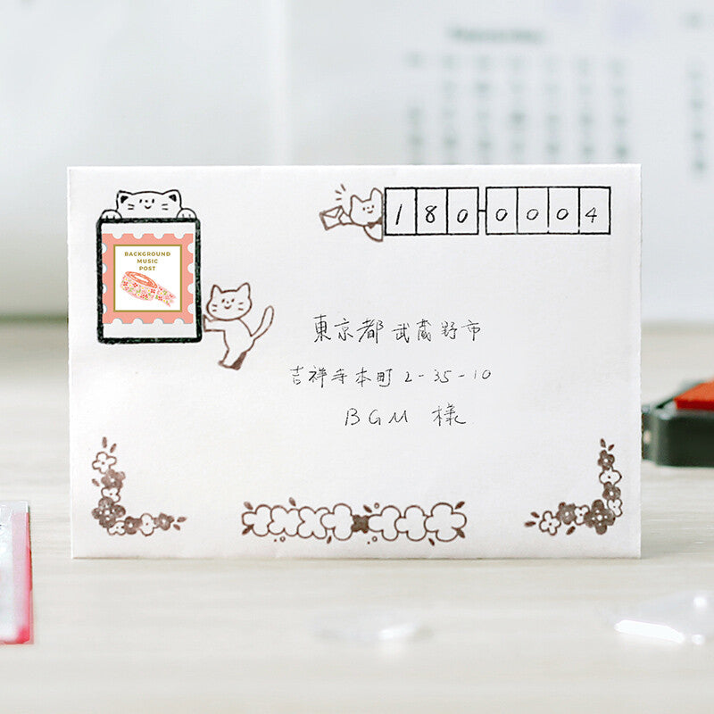 BGM Clear Stamps 透明印章 - Recorded/Mail