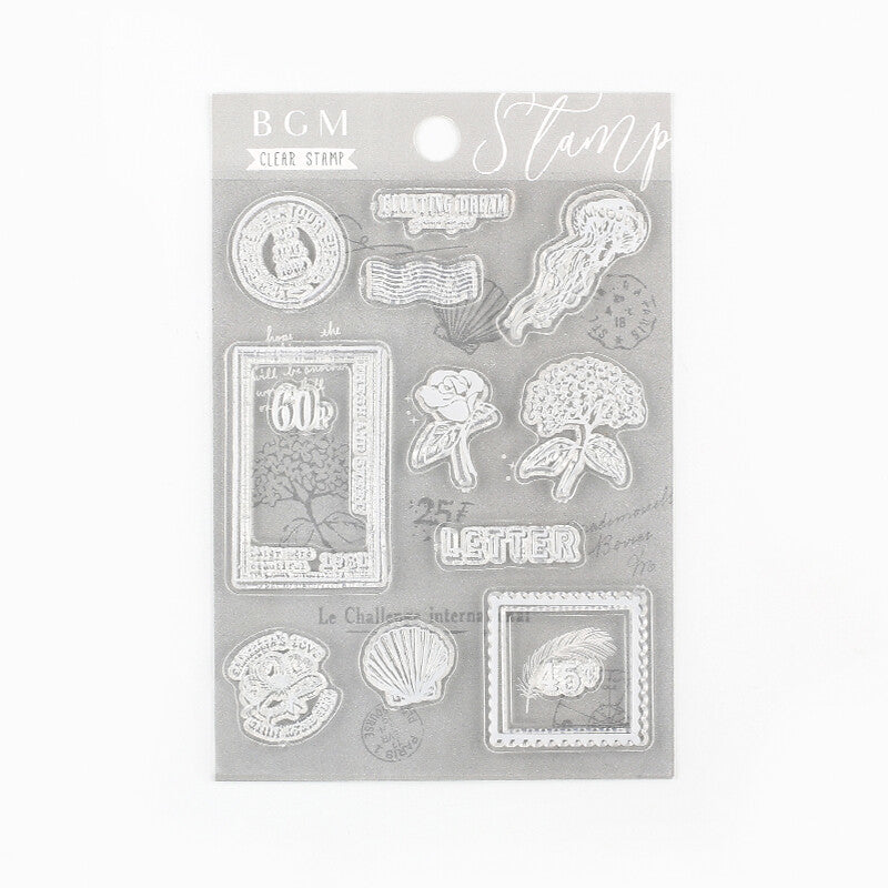 BGM Clear Stamps 透明印章 - Retro