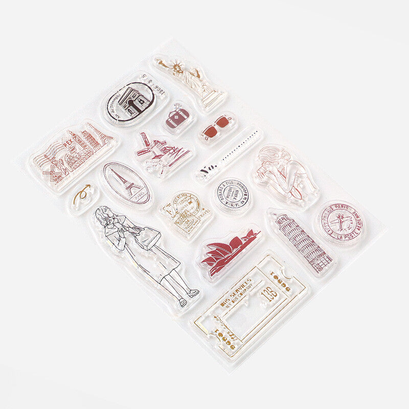 BGM Clear Stamps 透明印章 - World Travel*Urban
