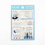BGM Clear Stamps 透明印章 - Music