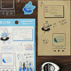 BGM Clear Stamps 透明印章 - Music