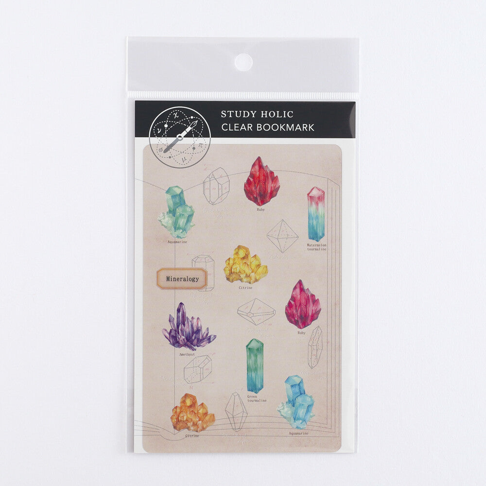 <Study Holic> Clear Bookmark - Mineralogy 鉱物学