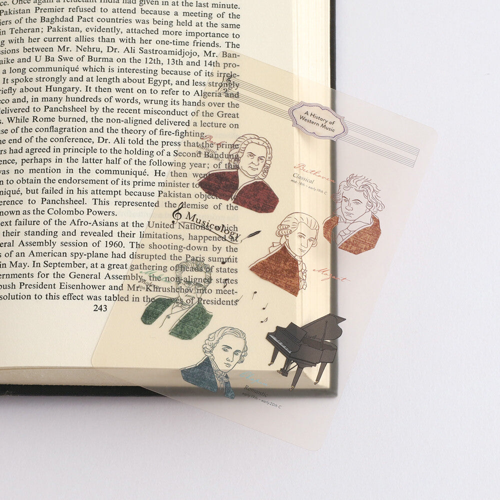 <Study Holic> Clear Bookmark -  Musicology 音楽学