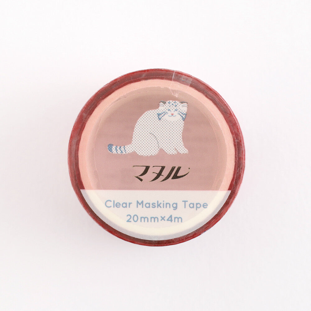 <Animal Department Store> Clear Masking Tape -  Pallas's Cat (Manulneko)