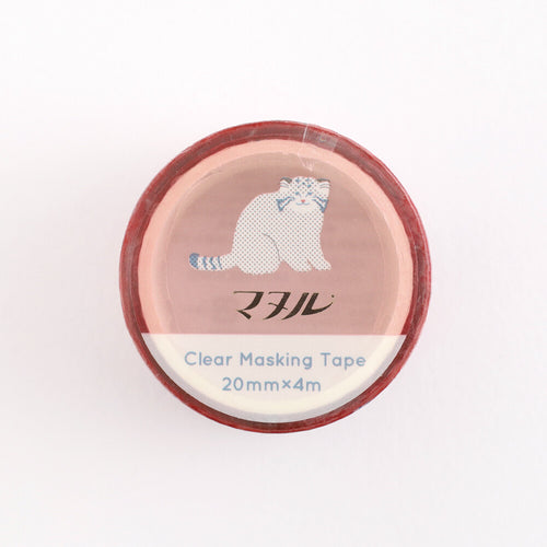 <Animal Department Store> Clear Masking Tape -  Pallas's Cat (Manulneko)