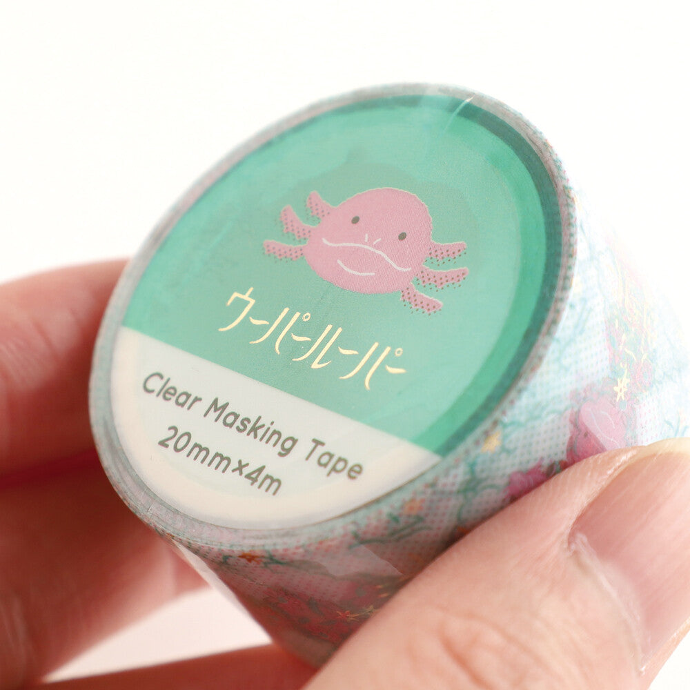 <Animal Department Store> Clear Masking Tape - Axolotl
