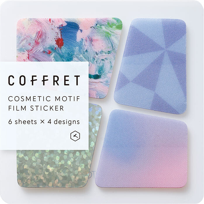 COFFRET Cosmetic motif film stickers - Lilac Pink