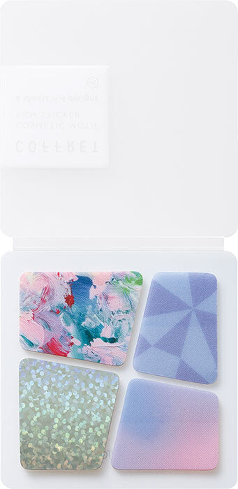 COFFRET Cosmetic motif film stickers - Lilac Pink