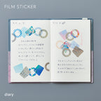 COFFRET Cosmetic motif film stickers - Lilac Pink