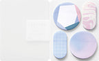 COFFRET Cosmetic Motif Sticky notes - Peacock green / Lagoon blue