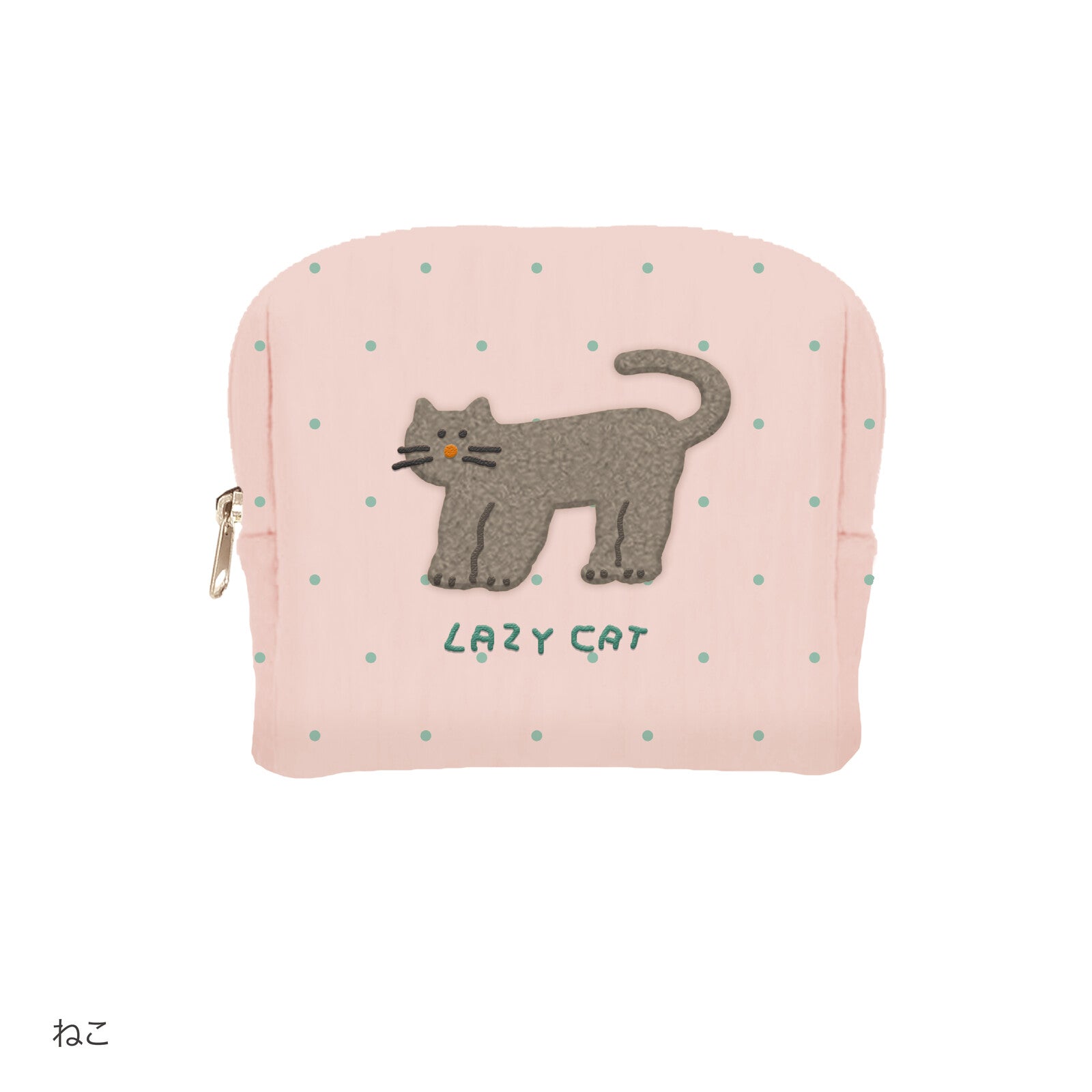 Q-LiA piccolot Cotton Pouch - Cat