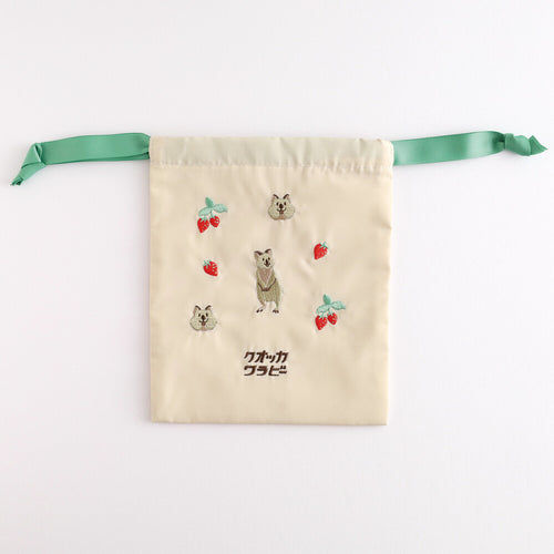 <Animal Department Store> Drawstring pouch  - Quokka Wallaby