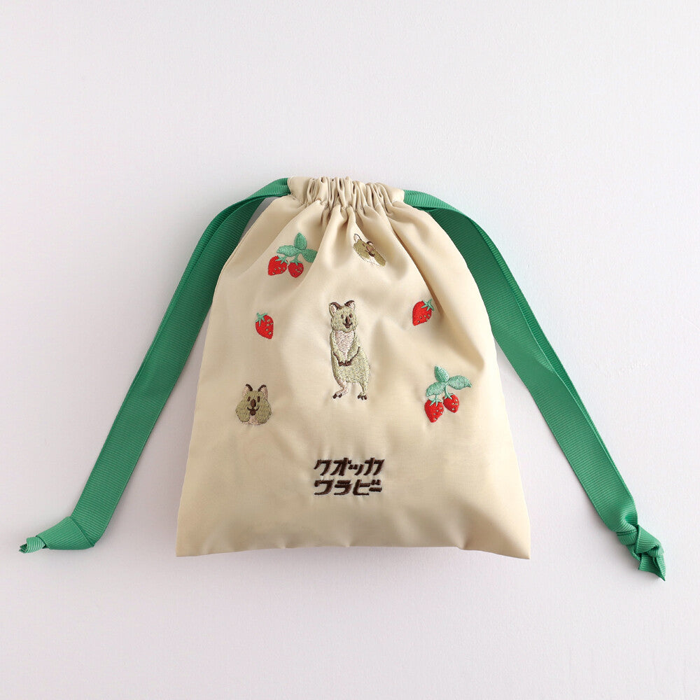 <Animal Department Store> Drawstring pouch  - Quokka Wallaby