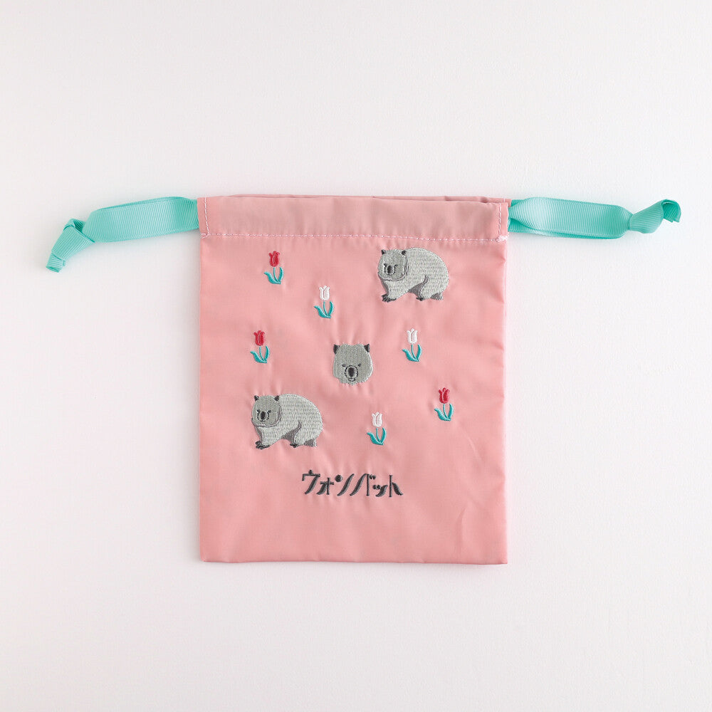 <Animal Department Store> Drawstring pouch - Wombat