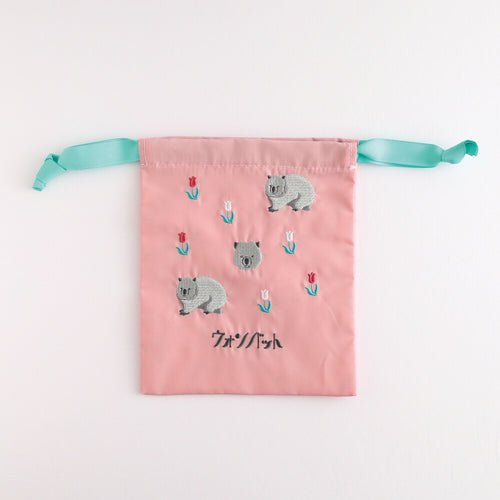 <Animal Department Store> Drawstring pouch - Wombat