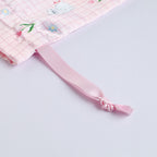 Haruka Toshimitsu 利光春華 Satin Drawstring Pouch - Tulip Cat