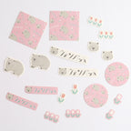 <Animal Department Store> Flake stickers - Quokka Wombat
