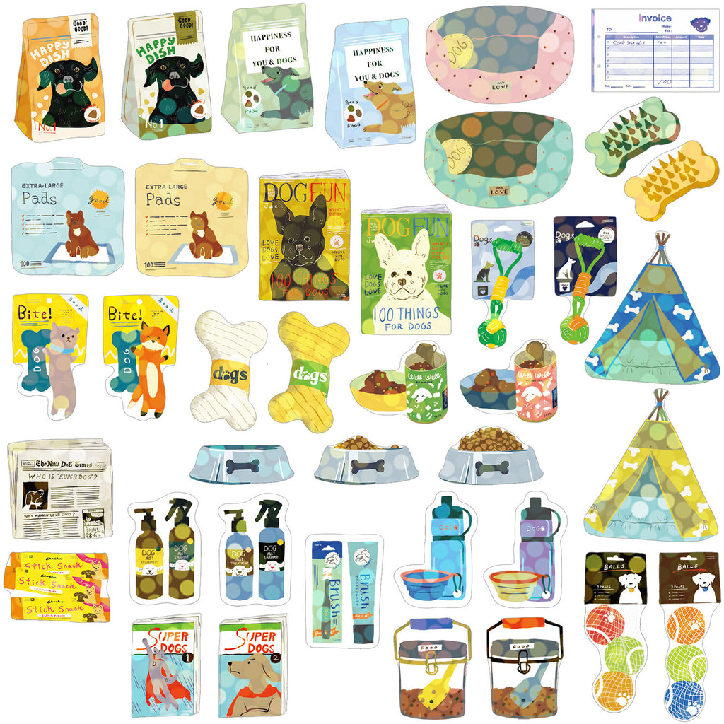 Haco Hologram Stickers - Dog Supplies
