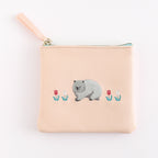 <Animal Department Store> Flat pouch with zipper - 共3款：quokka wallaby /Axolotl / wombat