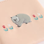 <Animal Department Store> Flat pouch with zipper - 共3款：quokka wallaby /Axolotl / wombat