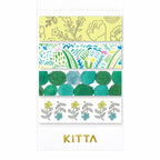 KITTA Washi Tape Flower Basic Reprinted Edition - Plant