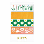 KITTA Washi Tape Flower Basic Reprinted Edition - Flower