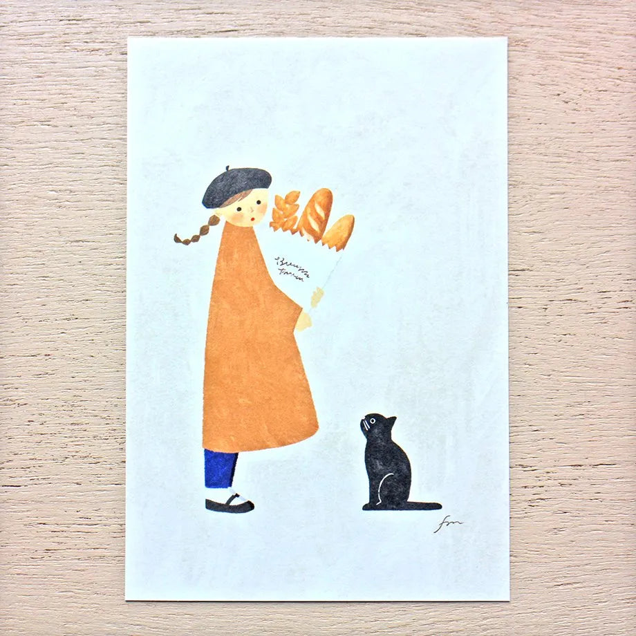 Mariko Fukuoka 福岡麻利子 Postcard Set - Meow