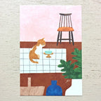 Mariko Fukuoka 福岡麻利子 Postcard Set - Meow
