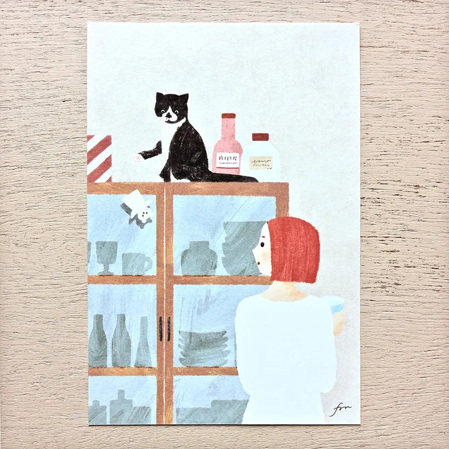 Mariko Fukuoka 福岡麻利子 Postcard Set - Meow