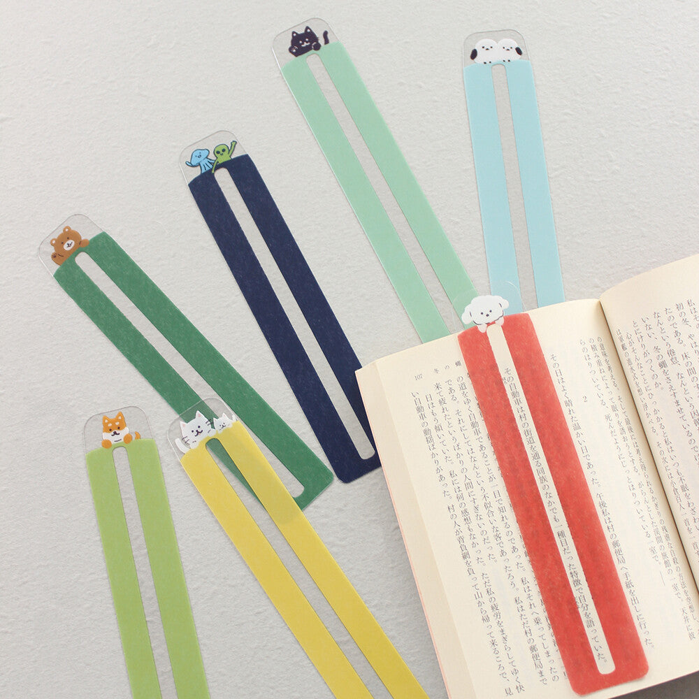 Kokoyomu Bookmarks - Cats & Dogs (4 colours)