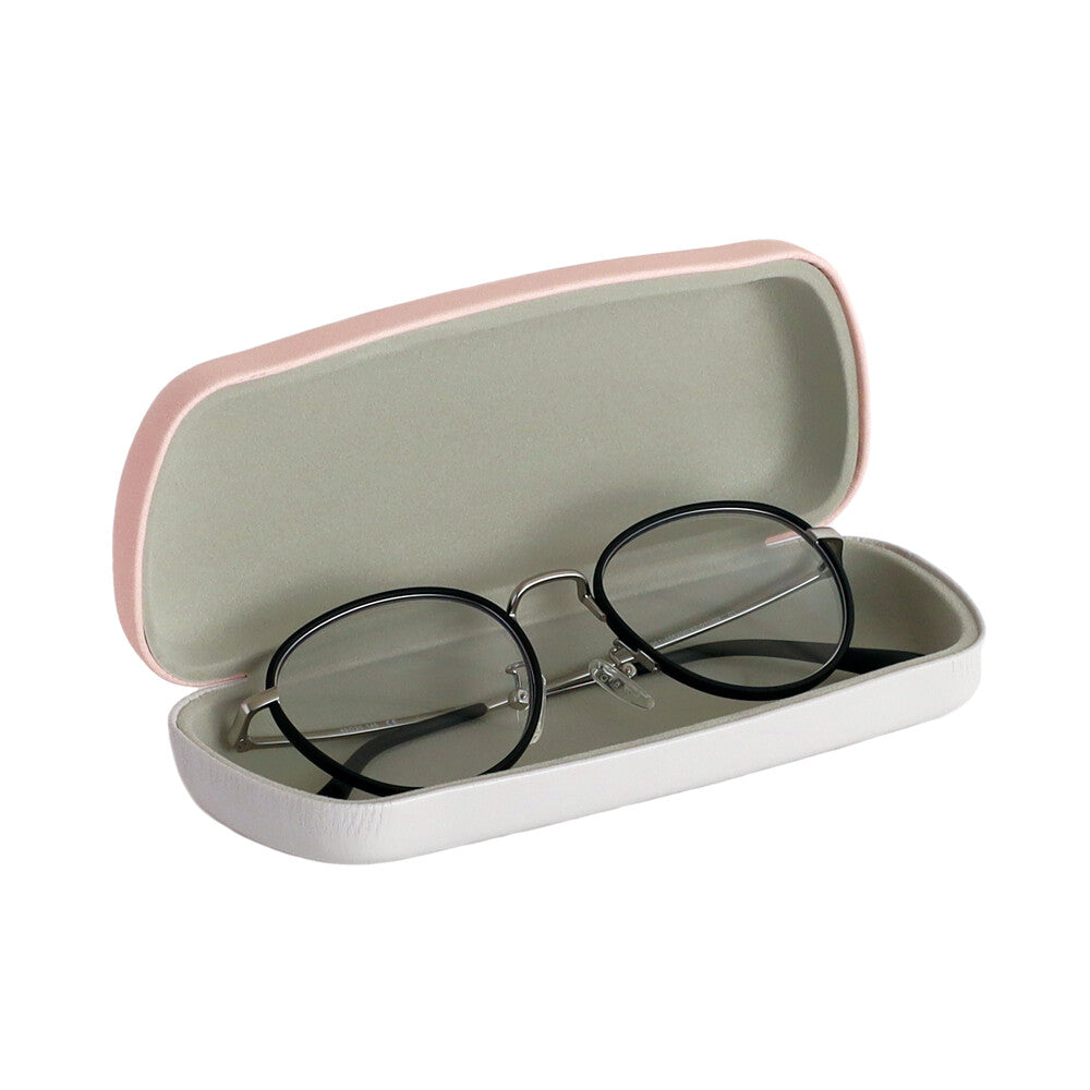 Haruka Toshimitsu 利光春華 Glasses Case with cloth 眼鏡盒連抹布 - Tulip Cat & Yellow Ribbon Cat