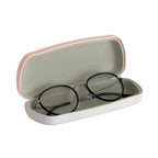 Haruka Toshimitsu 利光春華 Glasses Case with cloth 眼鏡盒連抹布 - Tulip Cat & Yellow Ribbon Cat