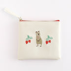<Animal Department Store> Flat pouch with zipper - 共3款：quokka wallaby /Axolotl / wombat