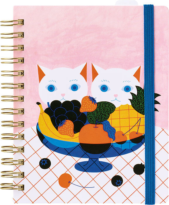 HITOTOKI NOTE Notebook (Passport size) - Cat