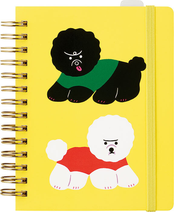 HITOTOKI NOTE Notebook (Passport size) - Dog