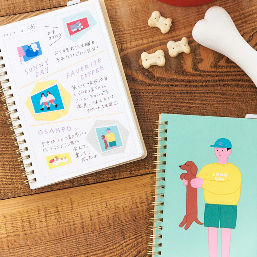 HITOTOKI NOTE Notebook (Comic size) - Long Dog