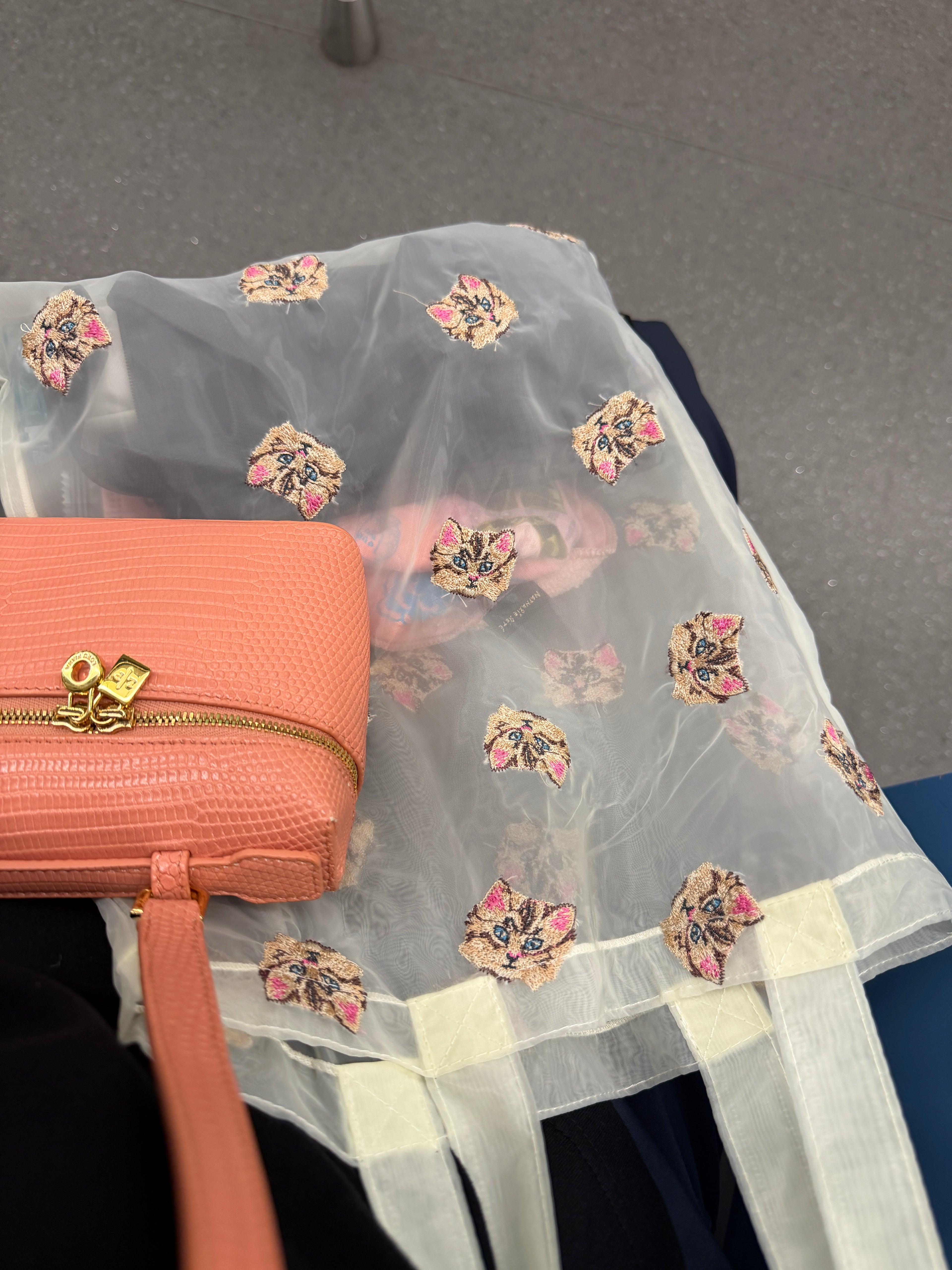 Nathalie Lete Organdy Tote - Orange