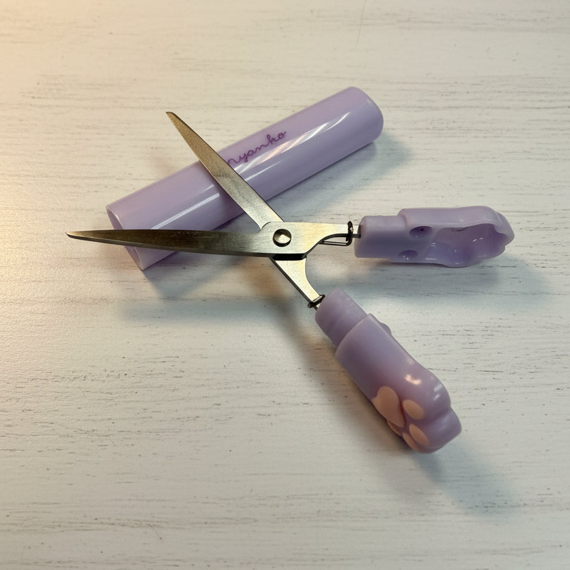 Nyanko Chokitto Cat Paw Mini Scissors - 2 colours