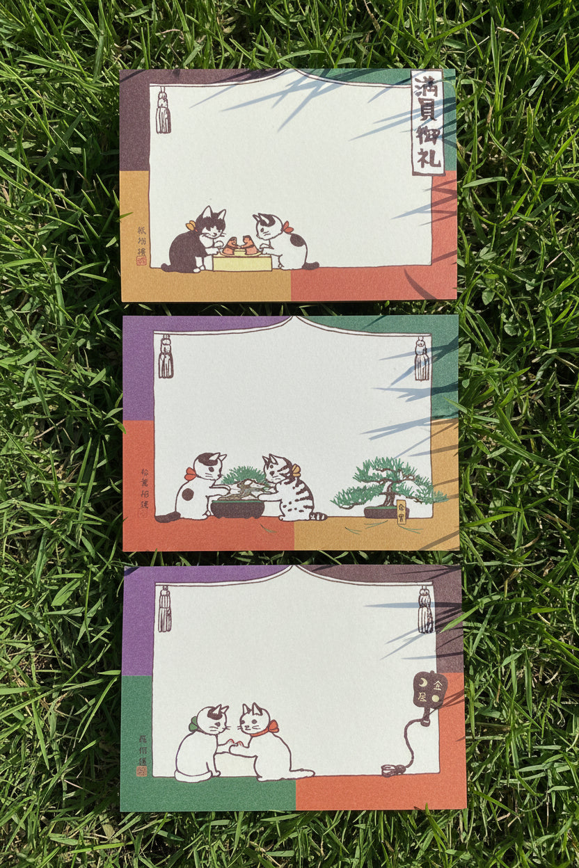 Pottering Cat Notepad - "Sumo"