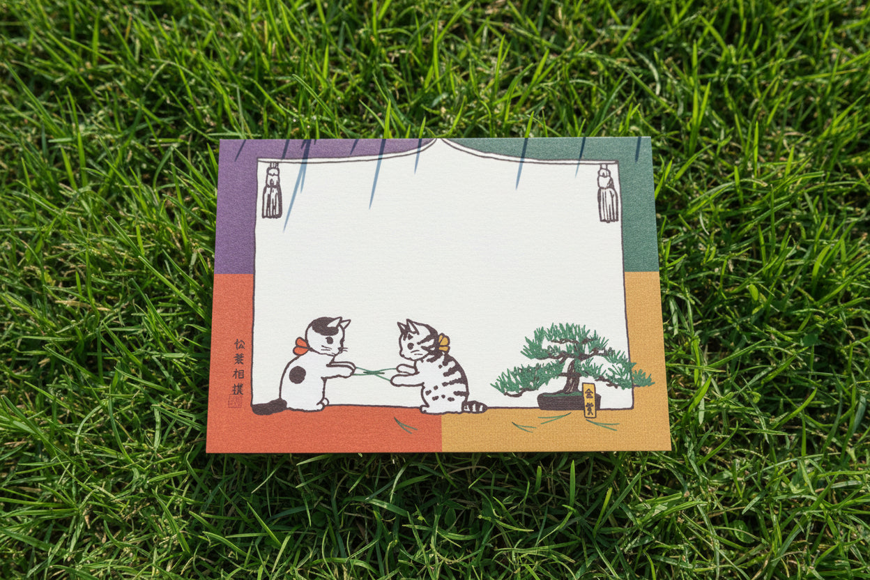 Pottering Cat Notepad - "Sumo"