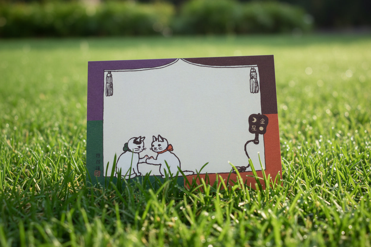 Pottering Cat Notepad - "Sumo"