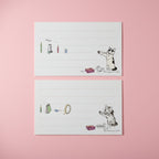 Pottering Cat Message Card - "Slingshot"