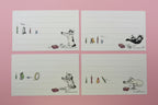 Pottering Cat Message Card - "Slingshot"