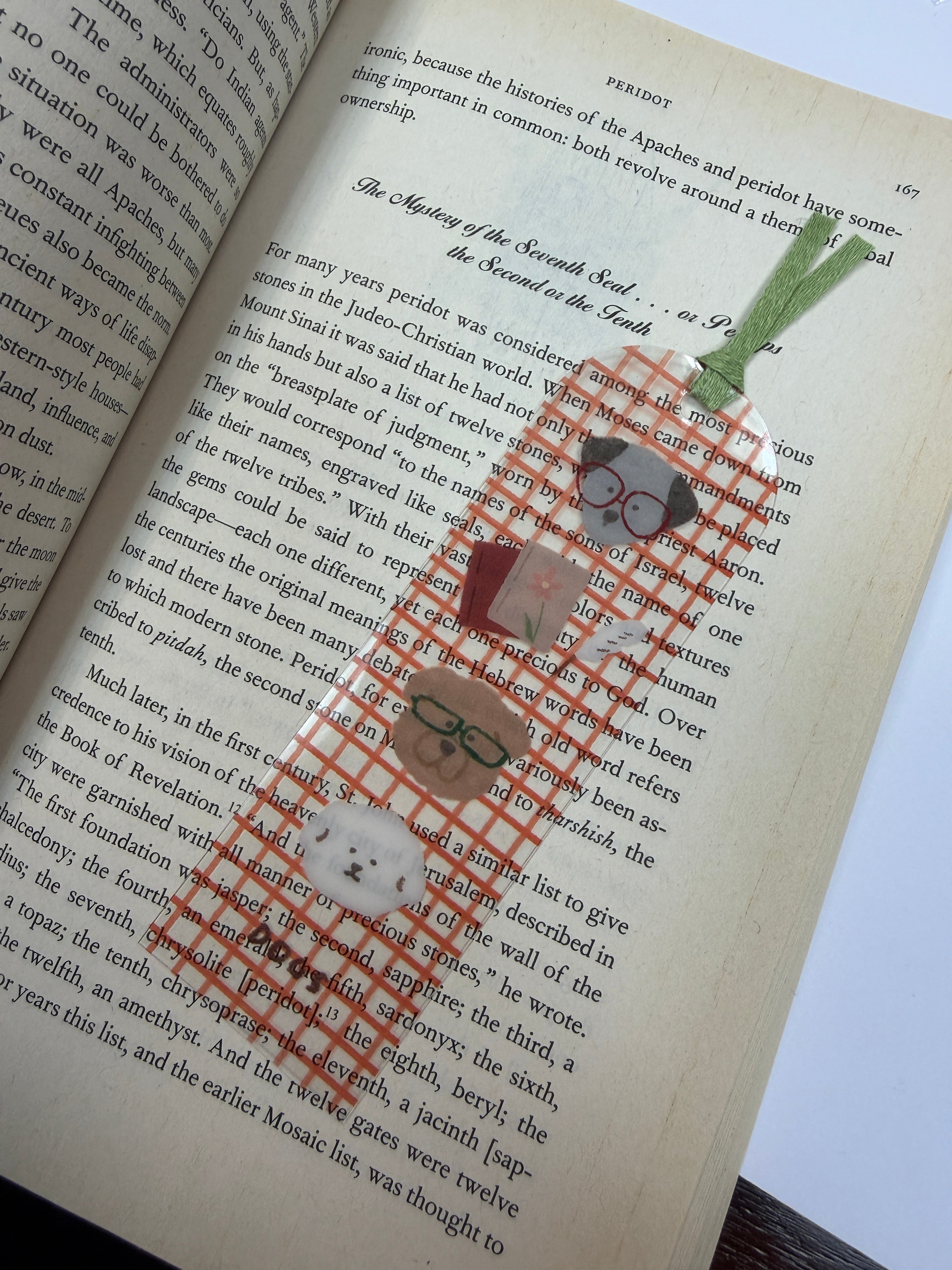 HONTOWATASHI Series Clear Book Mark 透明書籤 - Dogs (2 Designs)
