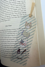 HONTOWATASHI Series Clear Book Mark 透明書籤 - Cat (4 Designs)